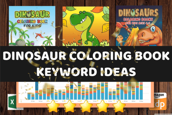 Download DINOSAUR COLORING NICHES KDP KEYWORDS - Word Collection