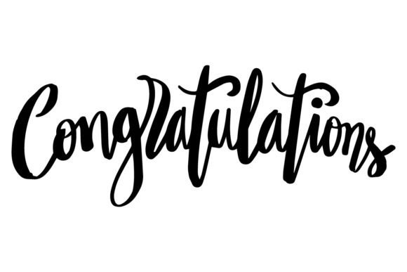 Download Congratulations Word Hand Lettering - Word Collection