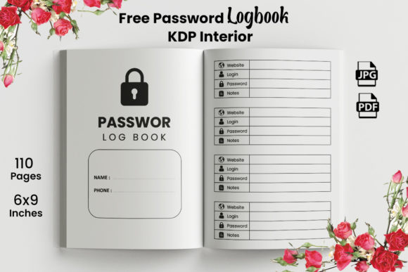 Download Free Password Logbook - Word Collection