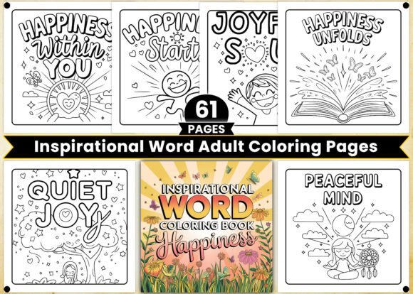Download Inspirational Word Adult Coloring Pages - Word Collection