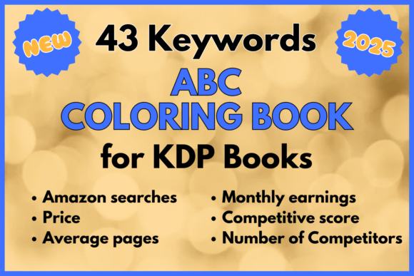 Download ABC Coloring Book KDP Keywords - Word Collection