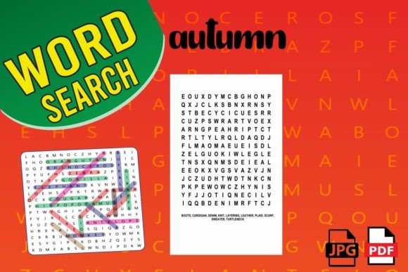 Download Autumn Word Search Puzzles - Word Collection