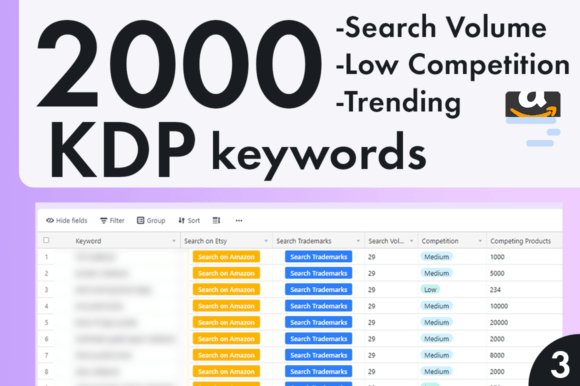 Download Amazon KDP Keywords Best Book Niche List - Word Collection
