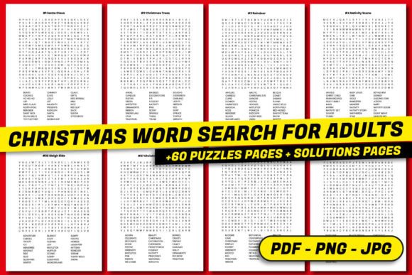 Download CHRISTMAS WORD SEARCH BOOK for ADULTS - Word Collection
