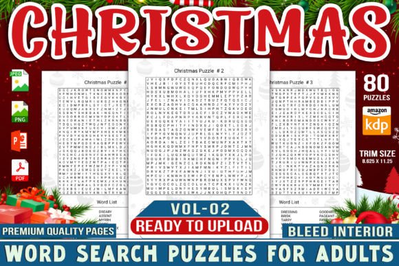 Download Christmas Word Search for Adults Vol-2 - Word Collection