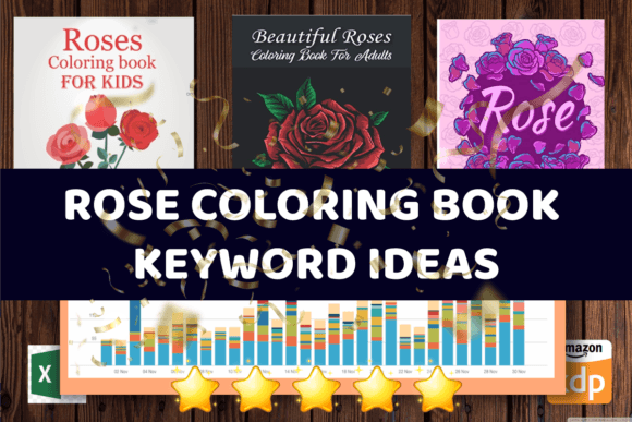 Download ROSE COLORING NICHES KDP KEYWORDS - Word Collection