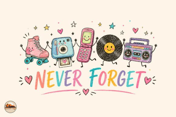 Download Never Forget Vintage Vibes Summer Png - Vintage Collection