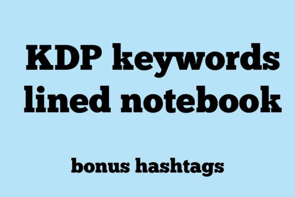 Download KDP Keywords Lined Notebook - Word Collection