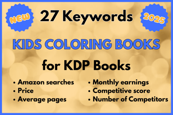 Download Kids Coloring Books KDP Keywords - Word Collection