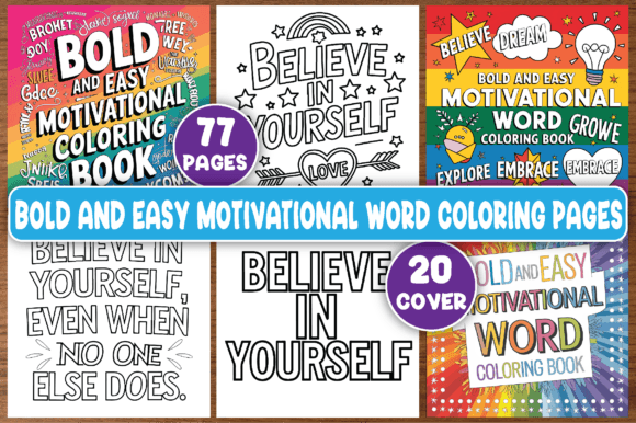 Download 77 Motivational Word Coloring Pages - Word Collection
