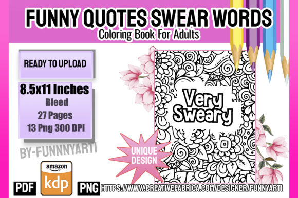 Download Funny Quotes Swear Words Coloring Book - Word Collection