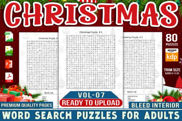 Download Christmas Word Search for Adults Vol-7 - Word Collection
