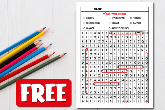 Download Autumn / FALL Vocabulary Word Search - Word Collection