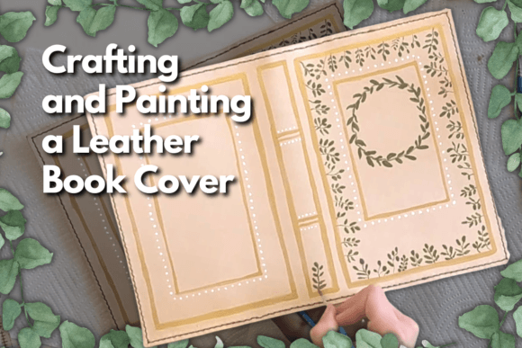 Download Crafting and Painting a Leather Book Cover - Book cover Collection