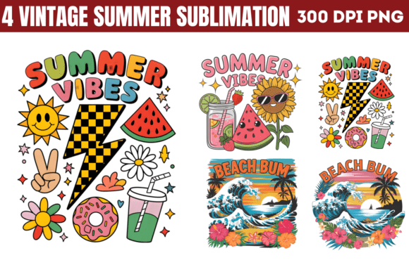 Download Vintage Summer Sublimation Bundle 1 - Vintage Collection