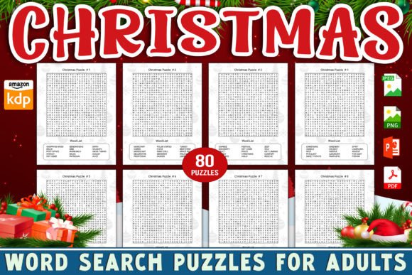Download Christmas Word Search for Adults Vol-5 - Word Collection