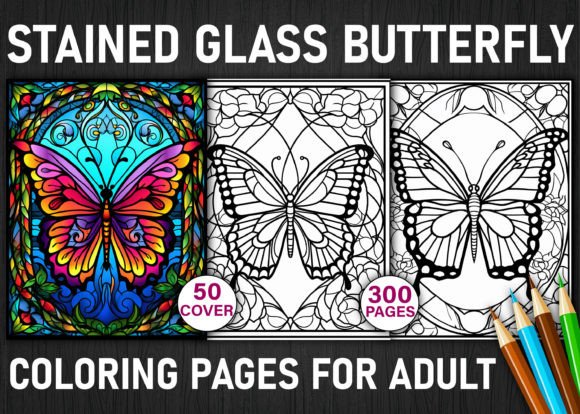 Download Stained Glass Butterfly Coloring Pages - Premium Resources