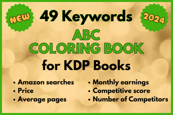 Download ABC Coloring Book KDP Keywords - Word Collection