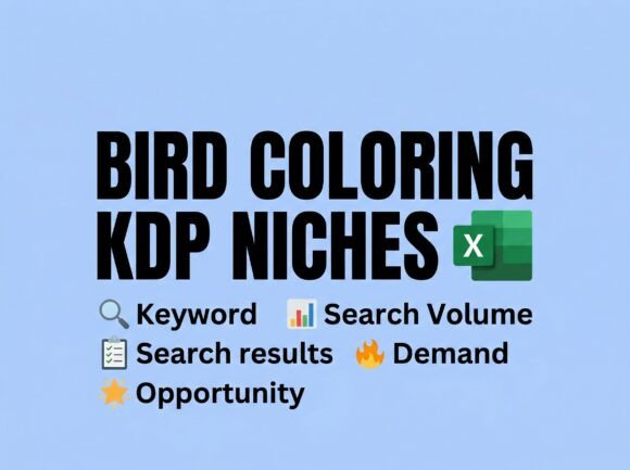 Download Bird Coloring Book KDP Keywords - Word Collection