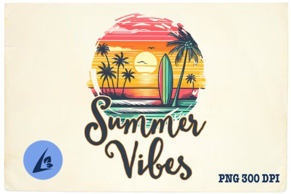 Download Summer Vibes Retro Vintage Summer PNG - Vintage Collection