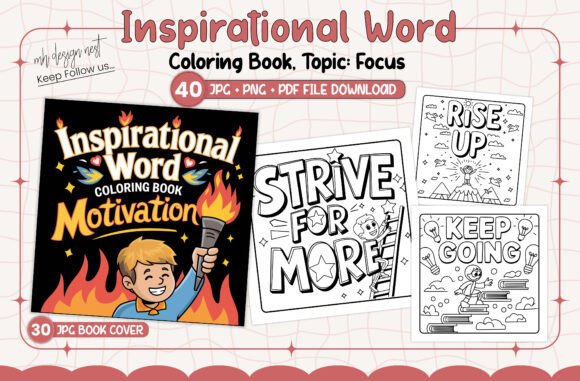 Download Inspirational Word Coloring Book - Word Collection