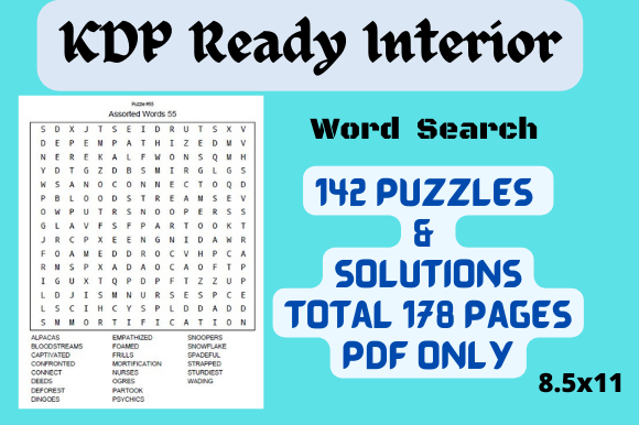 Download Word Search KDP Kids Interior - Word Collection