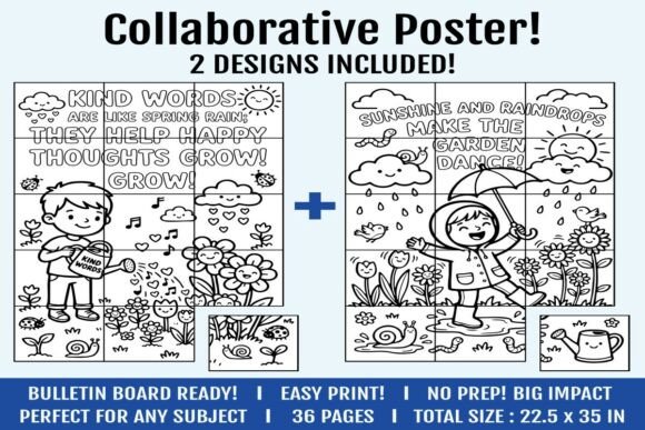 Download Spring Rain &amp; Kind Words Poster - Word Collection